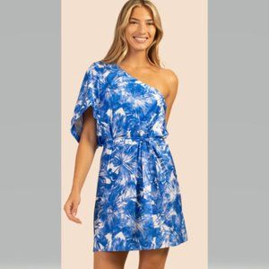 Trina Turk Basque Dress Cover Up asymmetrical NWT